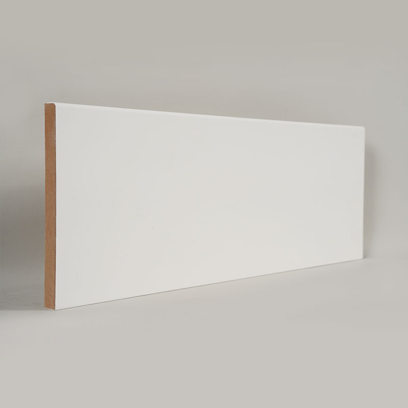 MDF Skirting Board (Filler-Primed at Pearl White)1/2' x 5 1/2'