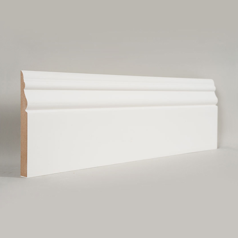 MDF Skirting Board (Filler-Primed at Pearl White)3/5' x 5'