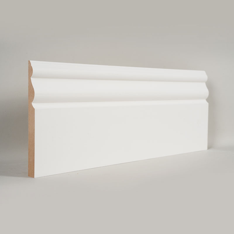 MDF Skirting Board (Filler-Primed at Pearl White)3/5' x 6'