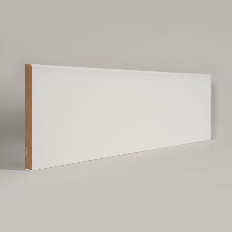 MDF Skirting Board (Filler-Primed at Pearl White) 1/2' x 4 1/2'