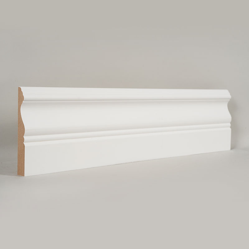 MDF Skirting Board (Filler-Primed at Pearl White)3/5' x 4'