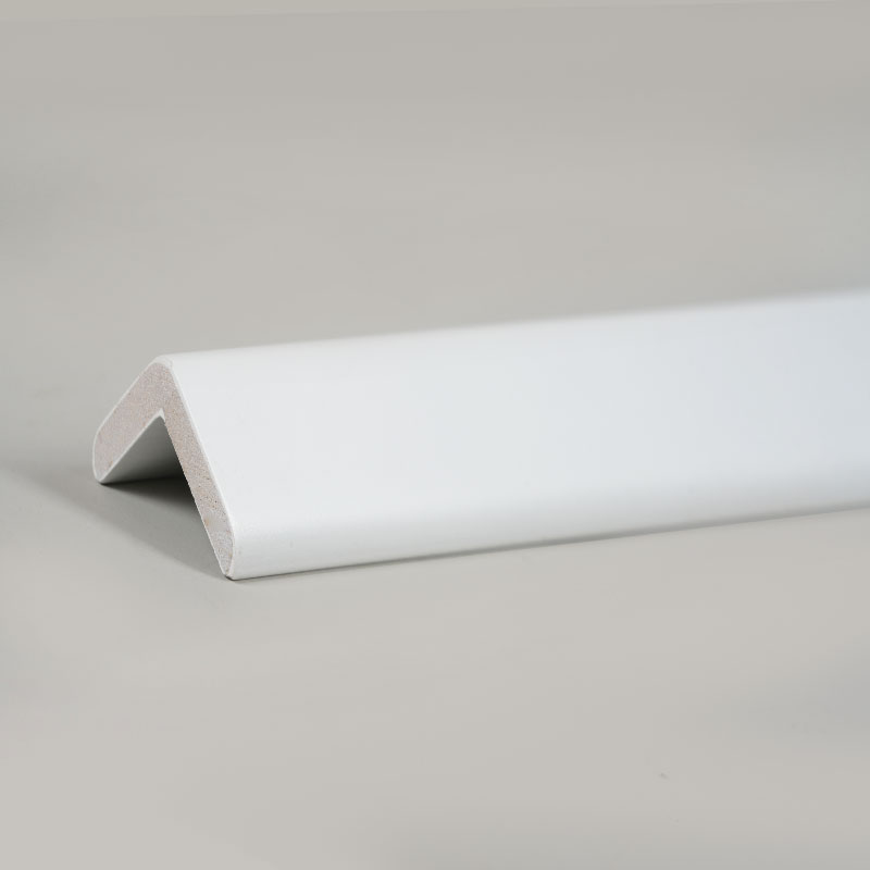 Solid Wood Right Angle (90°) Transition Strip(Filler-Primed+ Paint) - Puti 1 1/9' x 1 1/9'