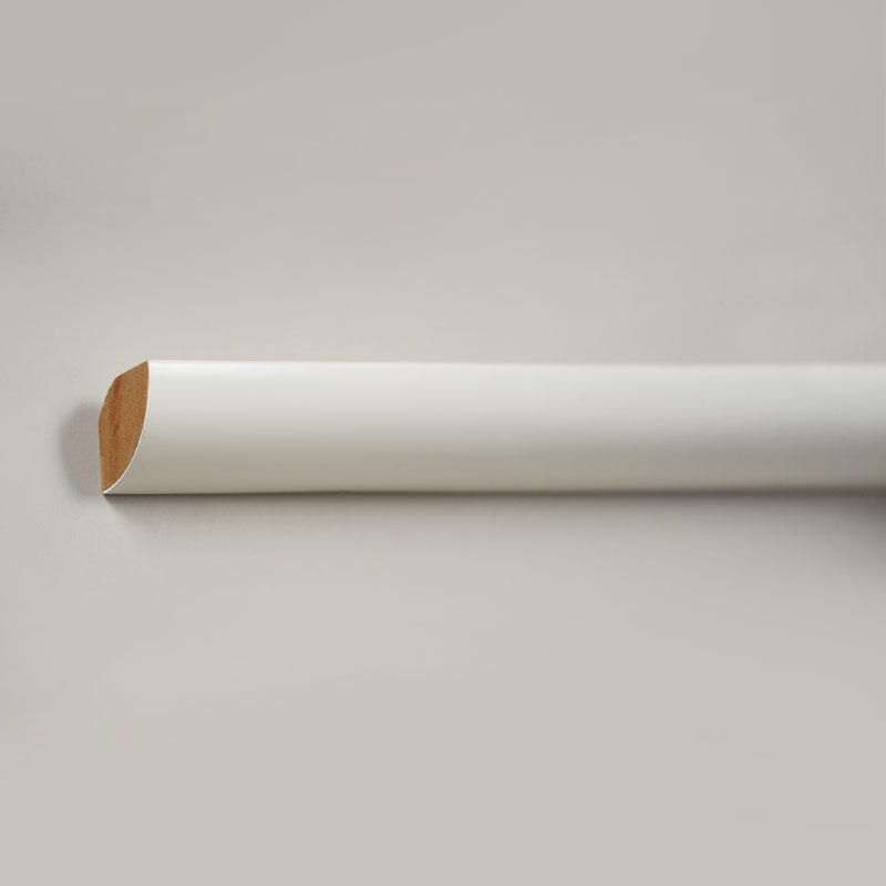 Solid Wood Quarter Round Molding (Filler-Primed) - Puti 7/8' x 7/8'