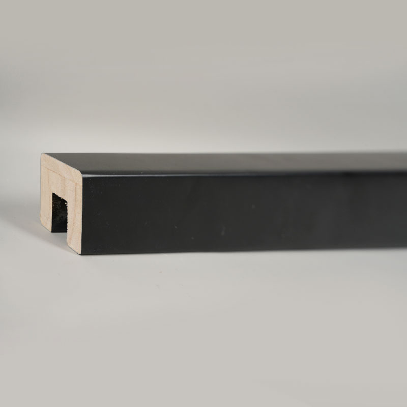 Solid Wood Stair Handrails (Filler-Primed and Painted)-Munich 1 1/6' x 1 1/6'