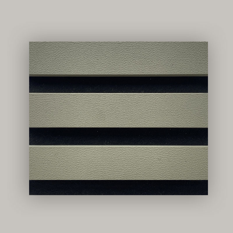 Grille Wall/Acoustic Wall Panel (Single-Side PVC Wrapped) – Fabric-Grain / Leather-Grain 2400/2700mm × 600mm