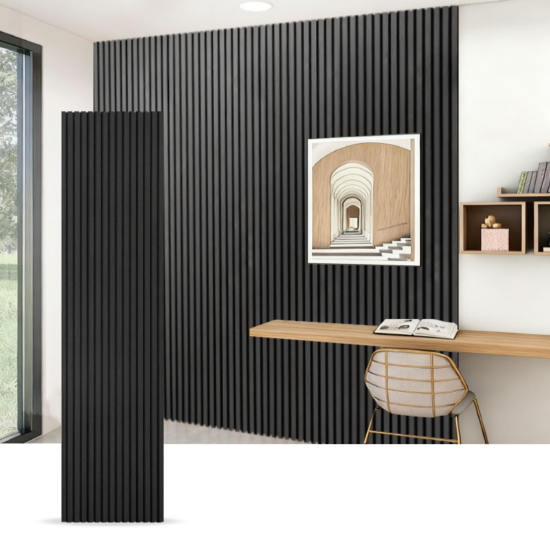 Grille Wall/Acoustic Wall Panel (Single-Side PVC Wrapped) – Wood-Grain / Stone-Grain / Solid Color 2400/2700mm x 600mm