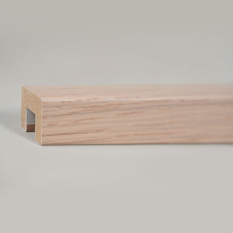 Solid Wood Stair Handrails (PVC Wrapped)-Kulay ng Oak 1 1/6' x 1 1/6'