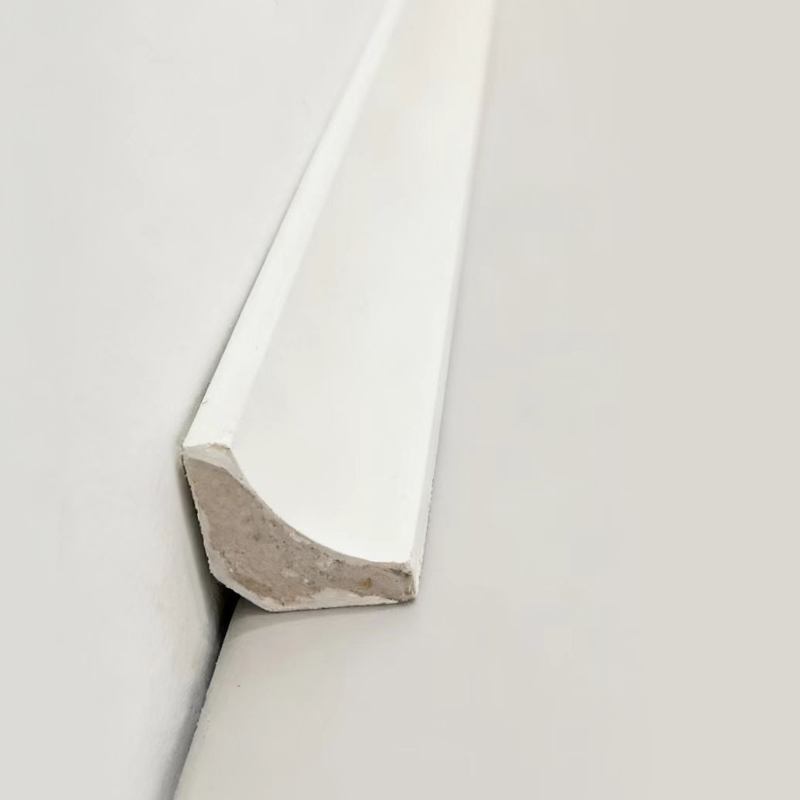 Solid Wood Inside Corner Moulding/Scotia Molding (Filler-Primed) - Puti 3/5'x3/5'