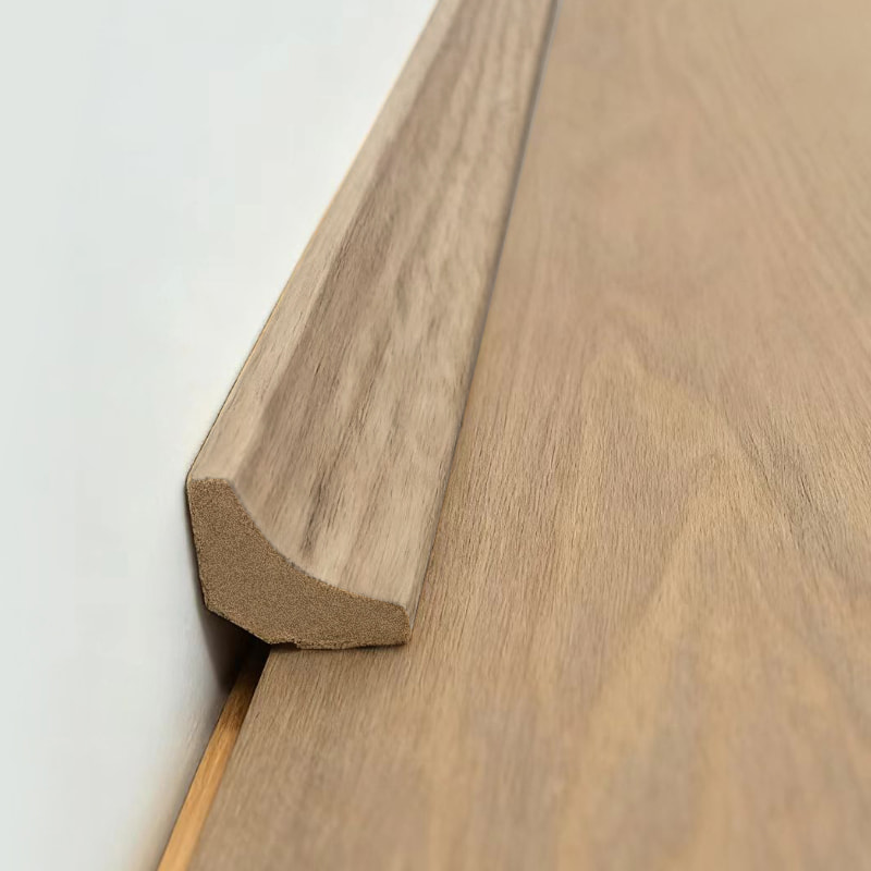 MDF Inside Corner Moulding/Scotia Molding (Nababalot ng White Oak Veneer + Paint) - Natural na Kulay ng Oak 7/8' x 7/8'