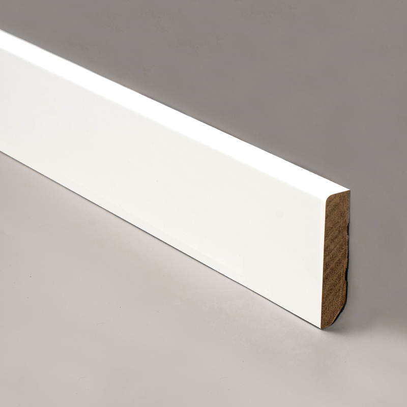 Solid Wood Skirting Board (Filler-Primed at Painted)-Puti 1/2' x 2 3/8'