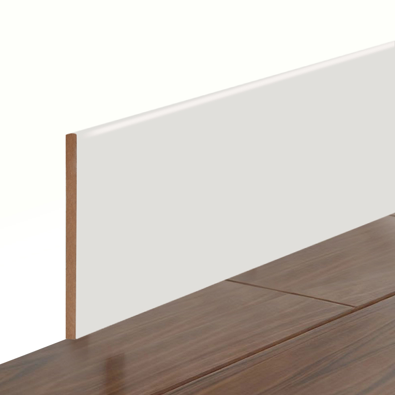 MDF Skirting Board (Filler-Primed at Pearl White)1/2' x 5 1/2'