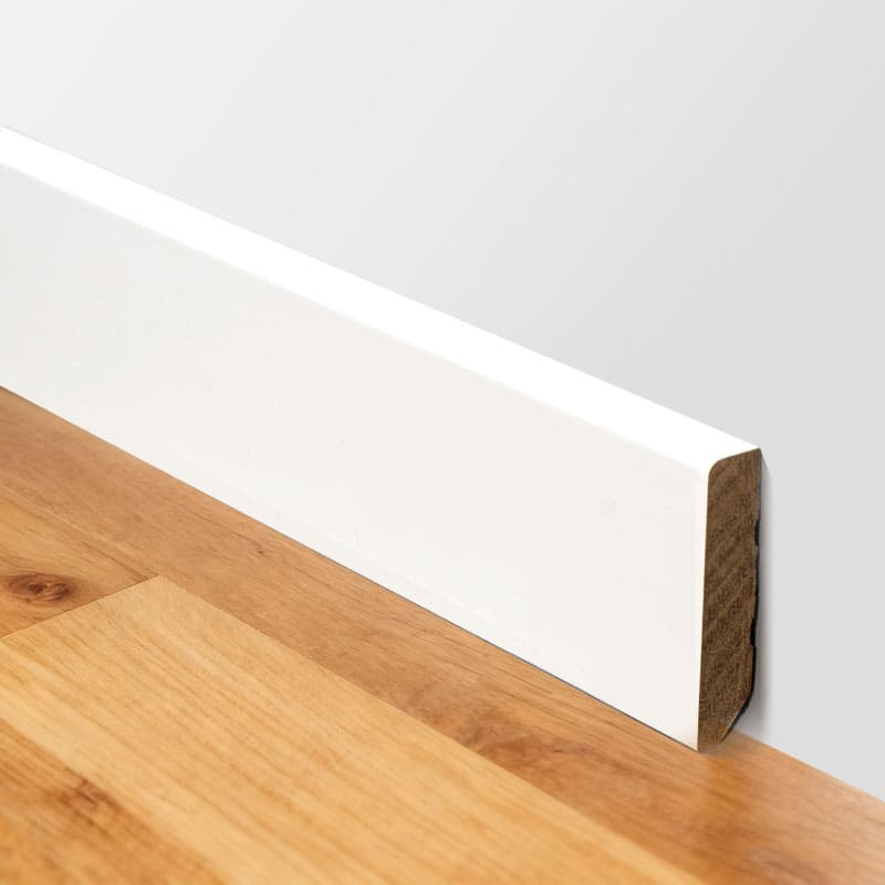 Solid Wood Skirting Board (Filler-Primed at Painted)-Puti 1/2' x 2 3/8'